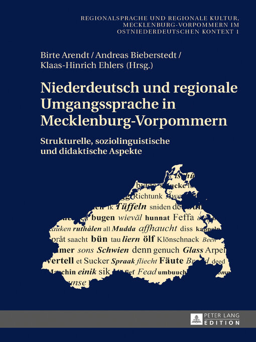 Title details for Niederdeutsch und regionale Umgangssprache in Mecklenburg-Vorpommern by Klaas-Hinrich Ehlers - Available